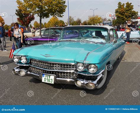 Classic American Vintage Car Editorial Stock Image - Image of caddy, automobiles: 159002169