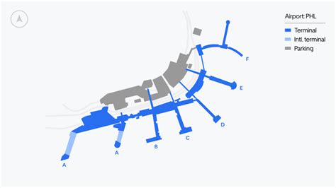 Philadelphia Airport Terminal Map Printable