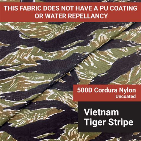 500D Cordura Nylon (Uncoated) - Vietnam Tiger Stripe - 60" - Camo ...