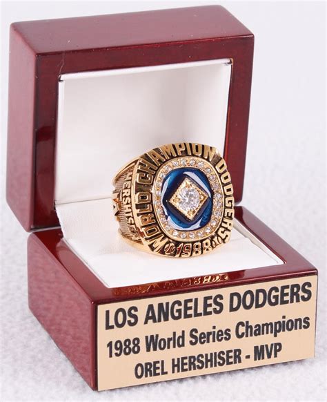 Orel Hershiser Dodgers High Quality Replica 1988 World Series Championship Ring with Custom ...