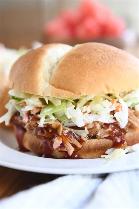 BBQ Pulled Pork Sandwiches {Slow Cooker} | Mel's Kitchen Cafe