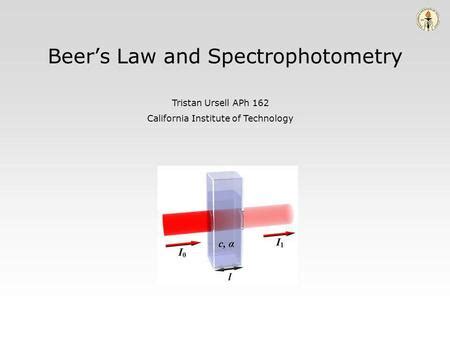 Beer’s Law P0 Uses of Beer’s Law - ppt download