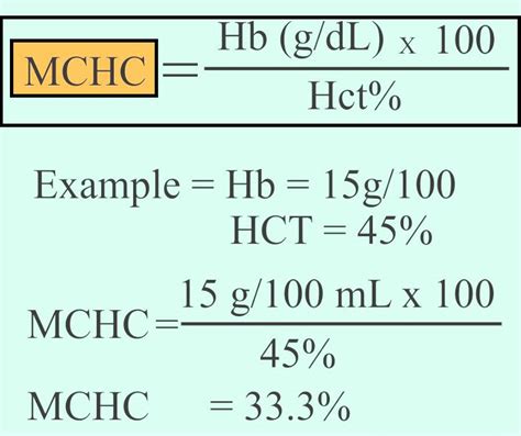 Mean Corpuscular Hemoglobin Concentration (MCHC) - High and Low levels interpretation, Normal Range