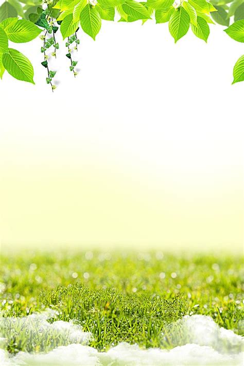 Free Spring, Poster, Green Background Images, Spring Background Poster Photo Background PNG and ...