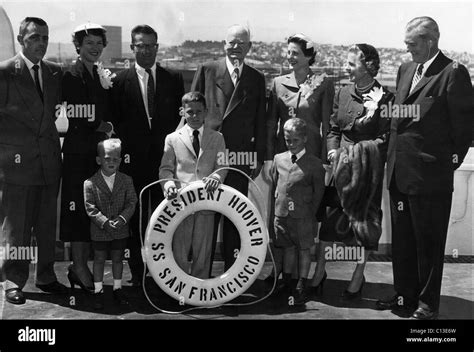 The family of former President Herbert Hoover: Herbert Hoover Jr. (left ...