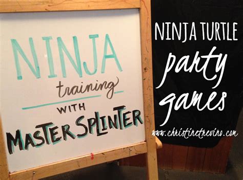 Ninja Turtle Party Games | Christine Trevino