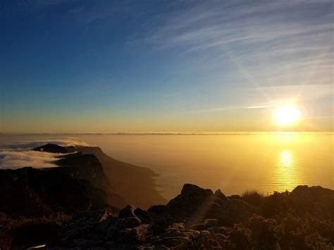 Sunset on Table Mountain-Cape Town - Obligatory Traveler