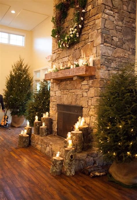 30+ Christmas Fireplace Decoration Ideas - The Xerxes