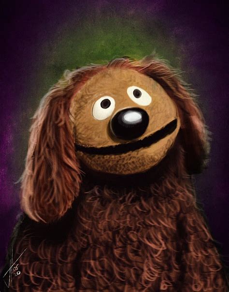 Rowlf the Dog Portrait Print the Muppets - Etsy Australia