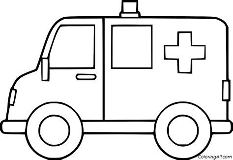 Coloring Pages Ambulances