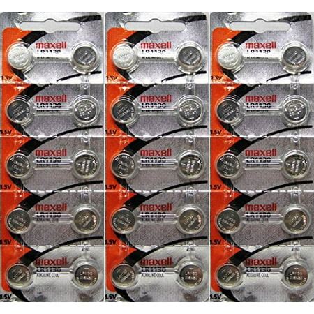 Genuine Maxell LR1130 Alkaline 1.5v Cell Button Battery x 30 - Walmart.com