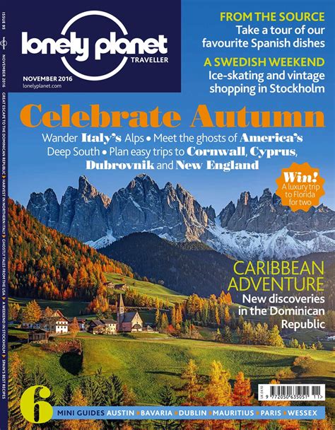 Lonely Planet Magazine - November 2016 Back Issue