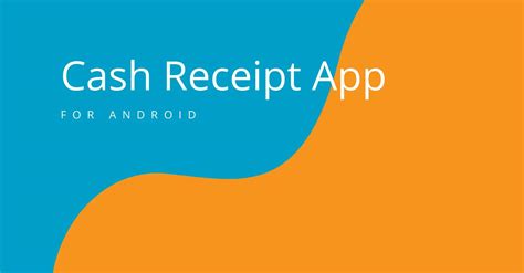 Cash Receipt App