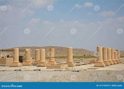 Palace Ruins, Pasargadae, Iran Stock Photo - Image of medieval, iran ...