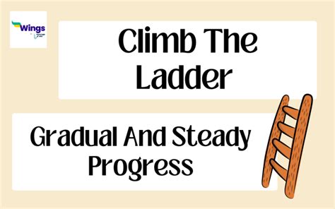 Climb the Ladder Idiom Meaning, Examples, Synonyms, and Quiz | Leverage Edu