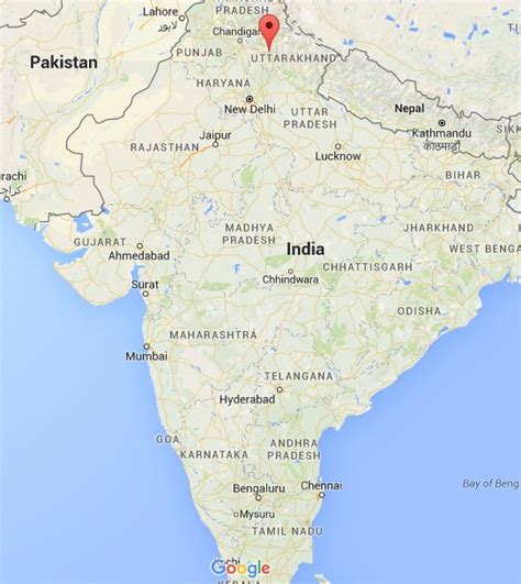 Dehradun In India Map