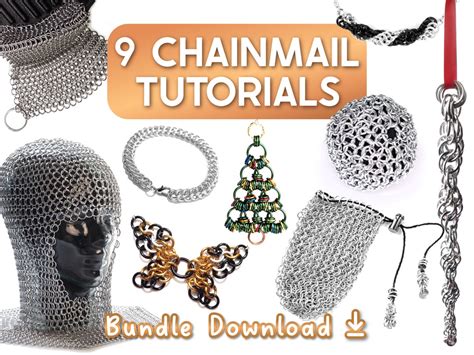 9 Chainmail Tutorial Bundle Learn How to Make Chain Mail With 9 ...