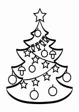 Christmas Tree Coloring Pages For Childrens printable Free sketch template