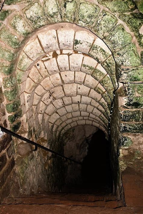 The Entrance in Wellington Tunnels, Underground Chalk Quarries, Memorial of the Battle of Arras ...