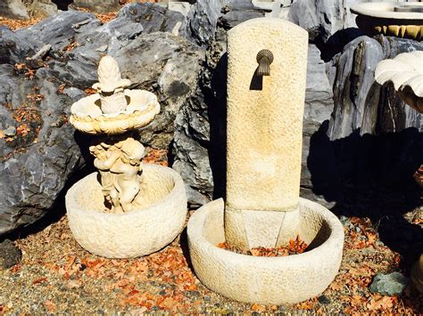 Unique concrete fountains, available at Solomon's Gardens Nursery | Concrete fountains, Unique ...