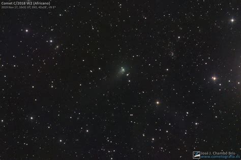 Cometa C/2018 W2 (Africano) - astronomo.org