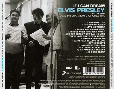 Elvis Presley With The Royal Philharmonic Orchestra – If I Can Dream ...