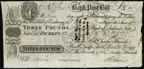 Infamous Irish Banknotes: Lord ffrench & Co (Tuam & Dublin) | The Old ...