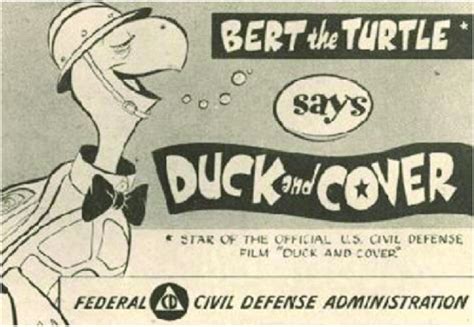 Duck and Cover: Bert the Turtle (1951) from the protective action ...