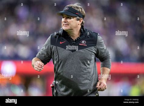 Georgia Bulldogs head coach Kirby Smart during the College Football ...