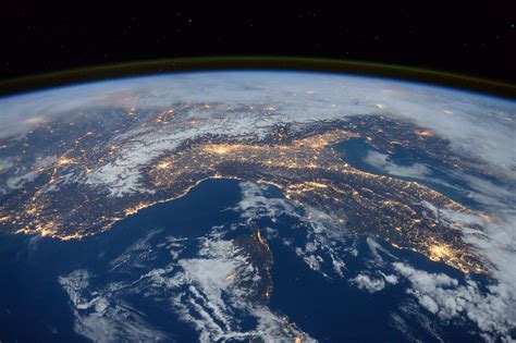 Earth view from international space station free image download