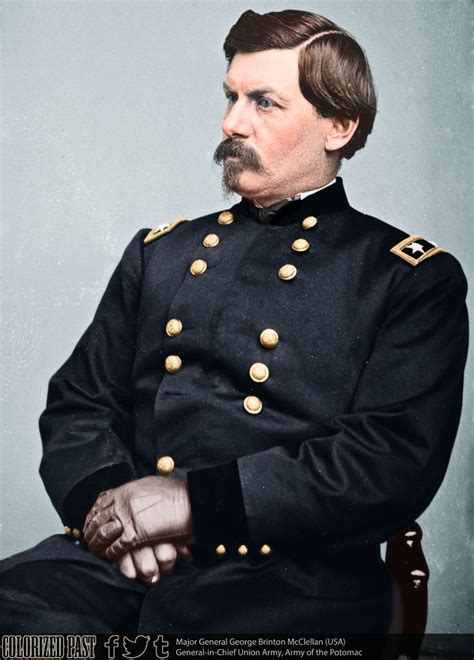 Union General George Brinton "Little Mac" McClellan Mexican American War, American History ...