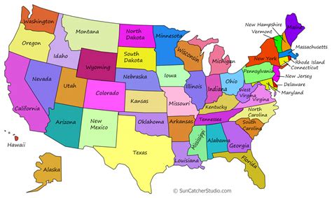 Printable Us Map With States - Printable Maps