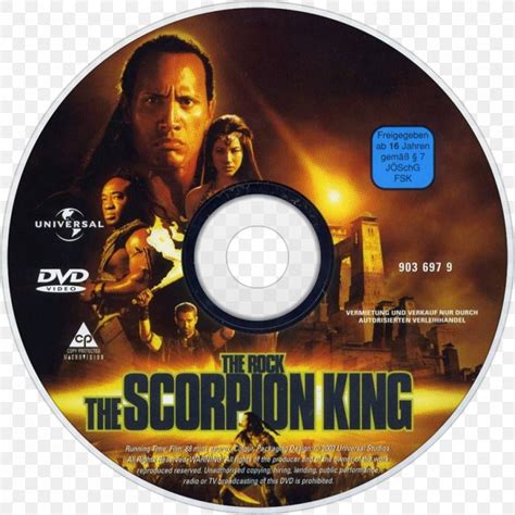 The Scorpion King Dwayne Johnson DVD Hollywood, PNG, 1000x1000px, 2002, Scorpion King, Compact ...