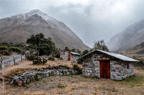 road to mount salcantay with mountain lodges - Salcantay Trek, peruvian ...