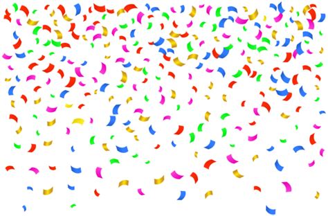 Confetti PNG transparent image download, size: 600x396px