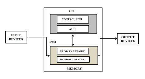 Draw and explain the architecture of computer system - Brainly.in