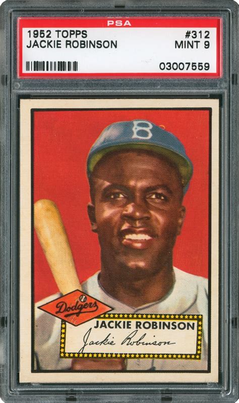 1952 Topps Jackie Robinson | PSA CardFacts™