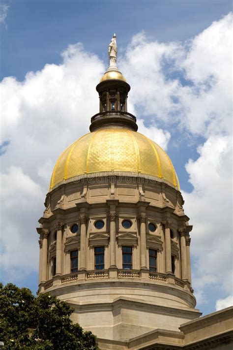 Georgia Capitol Dome stock photo. Image of state, statue - 25676750