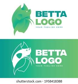 Betta Fish Logo Vector Illustration Stock Vector (Royalty Free) 1958418388 | Shutterstock