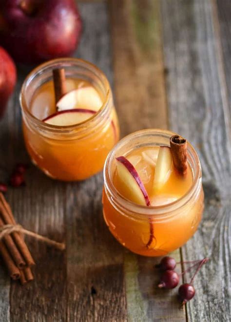 Refreshing Apple Cider Cocktail with Ginger Beer - DIY Candy