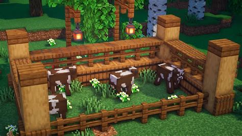 Minecraft Animal Pen Design