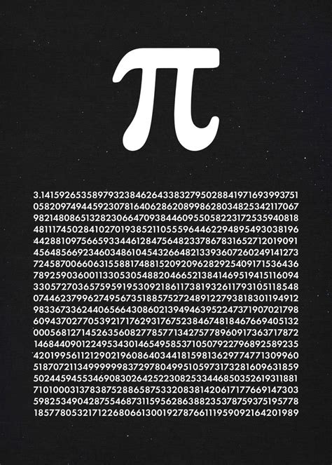 1000 Digits Of Pi Printable