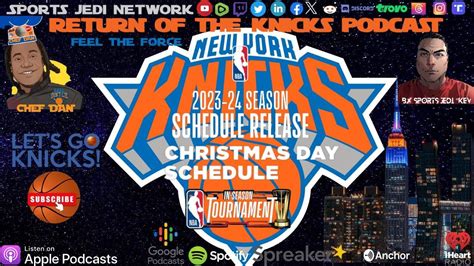 🏀Knicks 2023 schedule release & in-season tournament dates |RETURN OF THE KNICKS PODCAST - YouTube