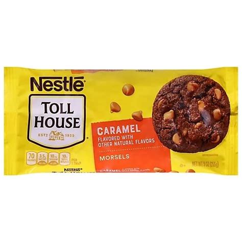 Amazon.com: Nestle Toll House Caramel Flavored Morsels 9oz Bag (Pack of 4) : Grocery & Gourmet Food