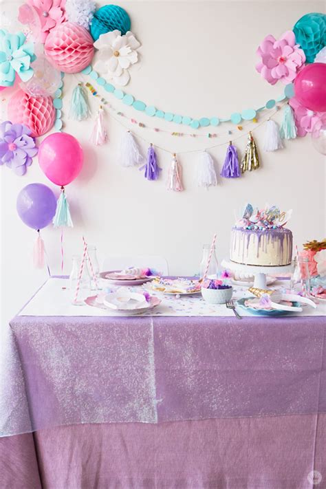 Unicorn party ideas: Start with lots of sparkle - Think.Make.Share.