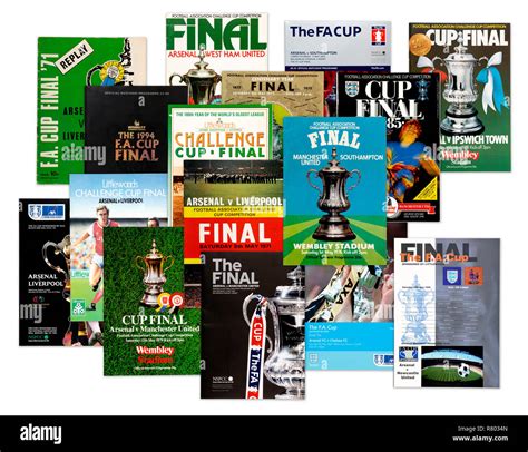 1990 fa cup final programme Cut Out Stock Images & Pictures - Alamy