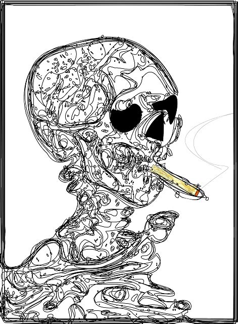 Smoking Kills Skull · Free vector graphic on Pixabay