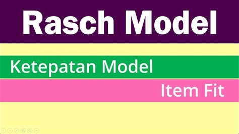 Rasch Model Bagian 2 - YouTube