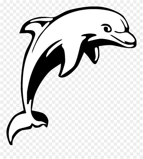 Tribal Sea Animal Tattoos - Black And White Dolphin Clip Art - Png ...