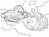Lego Superman Coloring Pages Printable Free sketch template